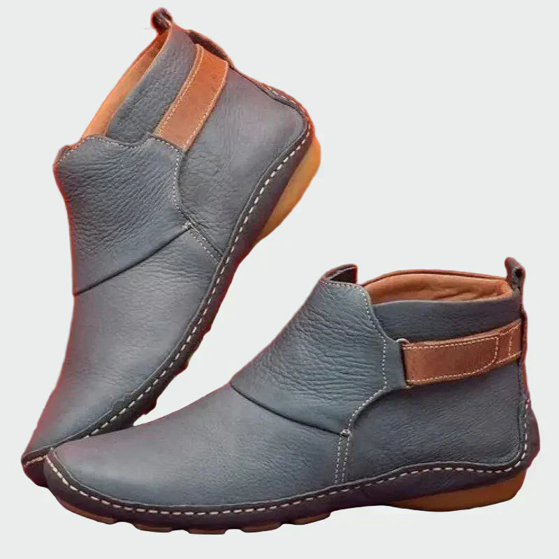 Lina - Botines de Cuero Elegantes