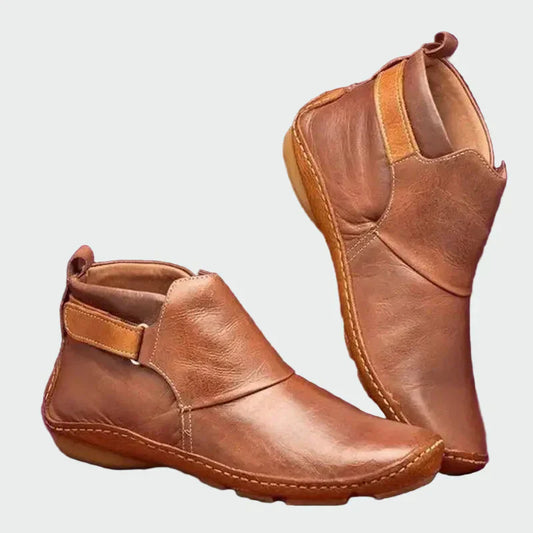 Lina - Botines de Cuero Elegantes