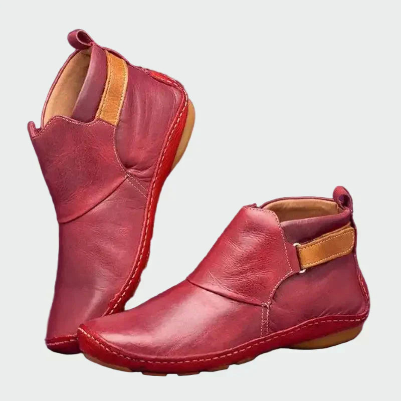 Lina - Botines de Cuero Elegantes